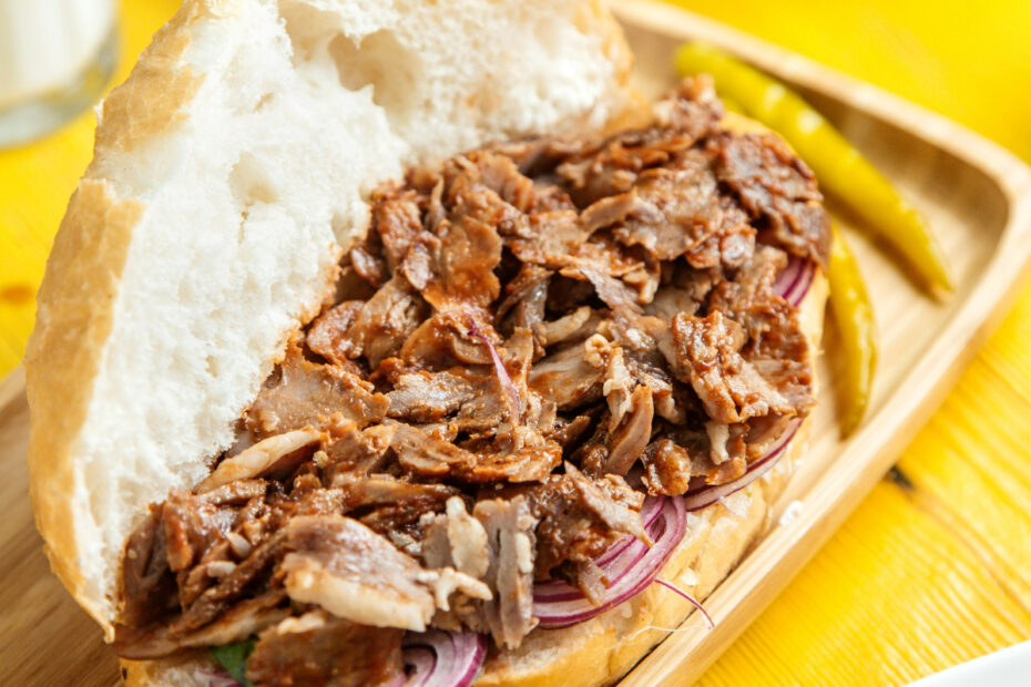 Natrgana svinjina - Pulled pork - recept