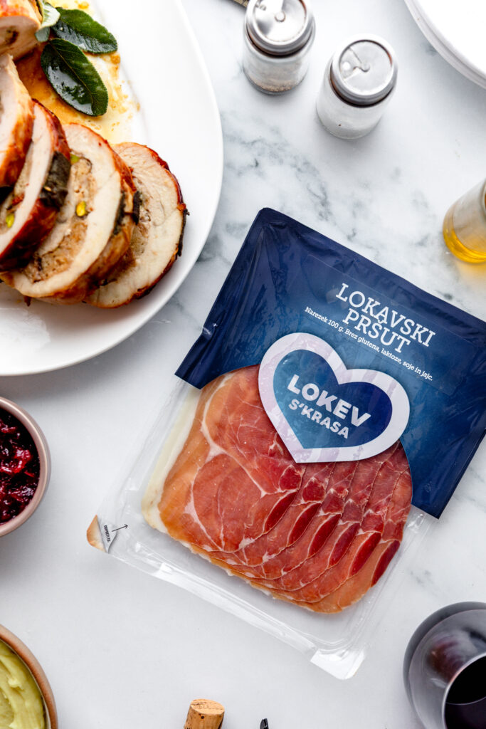 puranja rulada z lokavskim pršutom