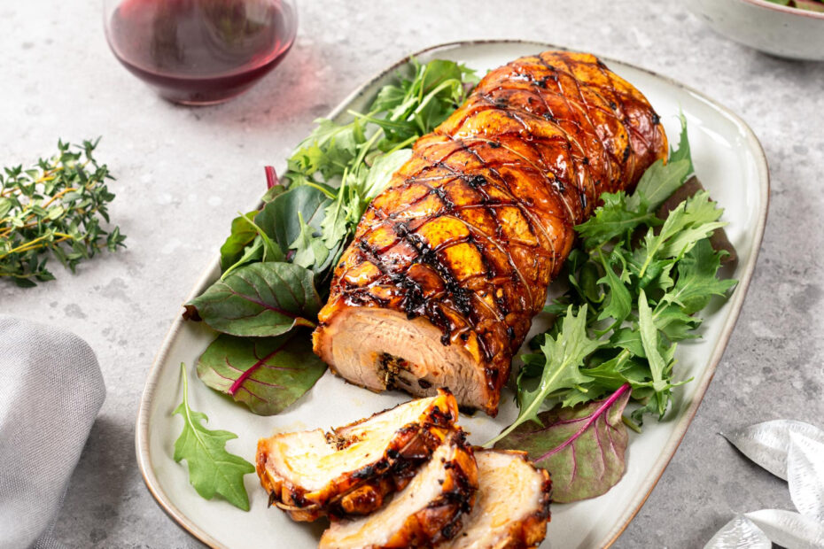 Svinjski file polnjen s suhimi slivami- Z'dežele